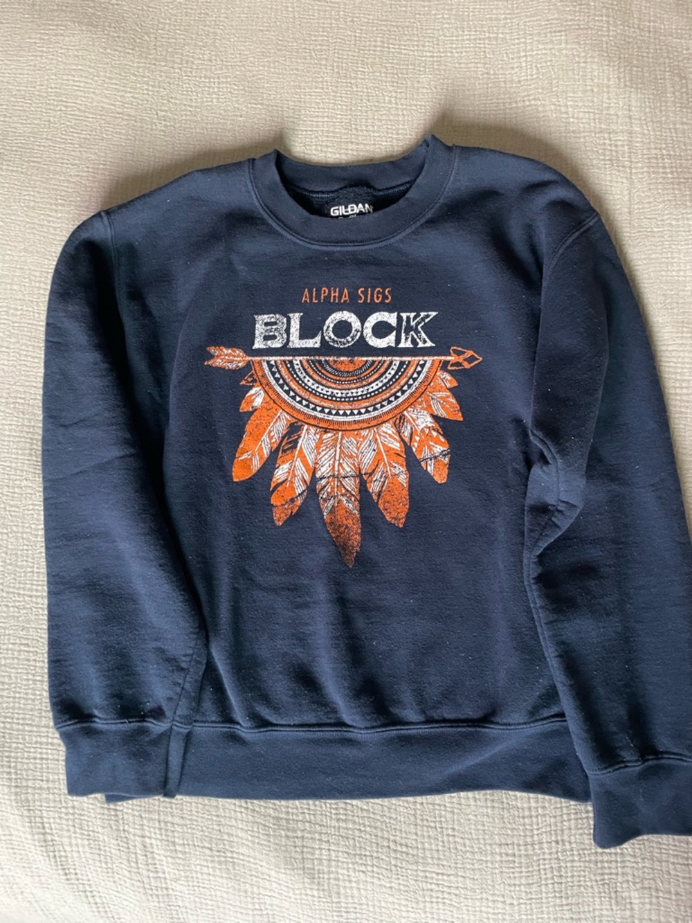 Illinois Navy Crewneck